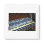 audio mixing console - sound board magnets