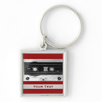 Audio Music Cassette Tape Luggage Or Laptop Tag