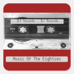 Audio Music Cassette Tape Sheet of Stickers