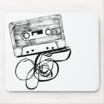 Audio Tape Cassette Retro Mouse Pad
