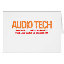 Audio Tech Description Greeting Cards