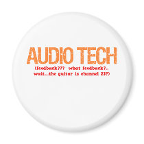 Audio Tech Description Refrigerator Magnets