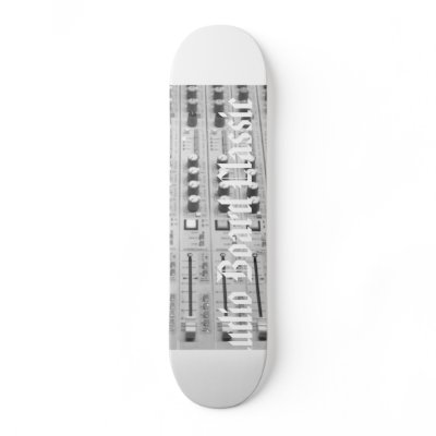 AudioBoard Classic Custom Skate Board by nomsmedia