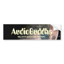 AudioBuddha bumper sticker bumper stickers