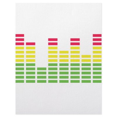 audiocontroller equalizer icon letterhead template by TomaniacLines