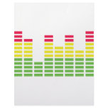 audiocontroller equalizer icon letterhead template
