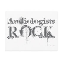 Audiologists Rock postcards