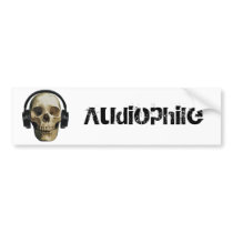 AudioPhile bumper stickers by Murtaza AudioPhile bumper stickers