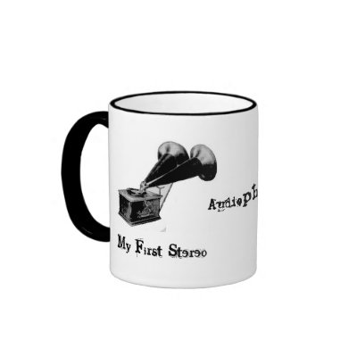 Audiophile - My First Stereo Mug/Cup by oldiesbutgoodies