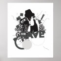 AudioPhile Rave Poster posters