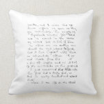 audiophiliacs.com A LETTER FROM THE BEATLES SERIES Throw Pillow
