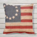 audiophiliacs.com ALL AMERICAN FLAG WAVER pillow