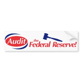 Audit the FED Bumper Sticker bumpersticker
