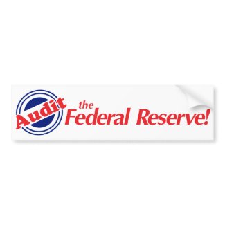 Audit the FED Bumper Sticker bumpersticker
