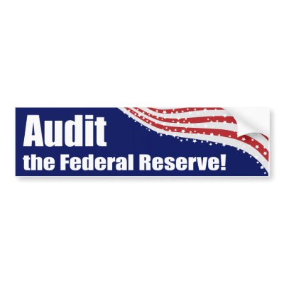 Audit the FED Bumper Sticker by RonPaulStore