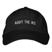 audit the IRS embroidered hats by funnycustomtshirts audit the IRS embroidered hats