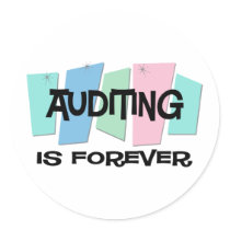 Auditing Is Forever stickers