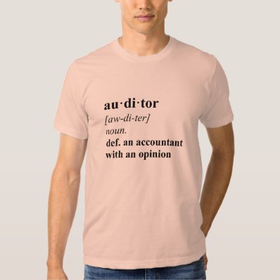 Auditor Definition - Summer Peach T Shirt