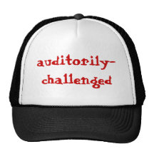 auditorily-challenged mesh hats