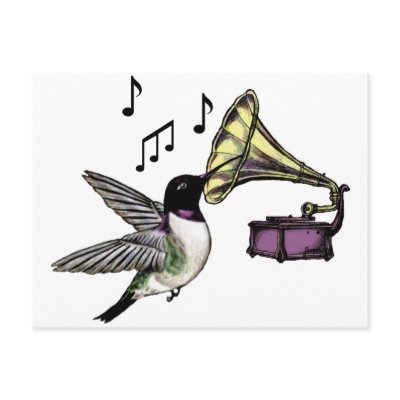 Auditory Nectar Postcard by Jaenne