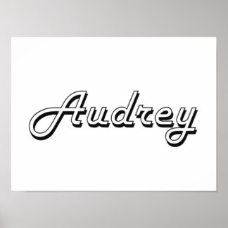 Audrey Name Art | Audrey Name Paintings & Framed Artwork ...