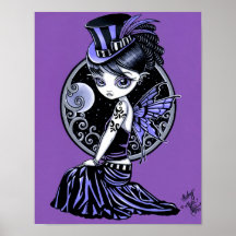 "Audrey" Gothic Victorian Fairy Poster