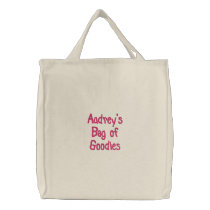 Audrey's Bag of Goodies embroidered bags by OurSouthernCharm Audrey's Bag of Goodies embroidered bags