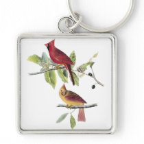 Audubon Northern Cardinal Keychain