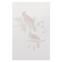 Audubon Northern Cardinal Personalized Stationery