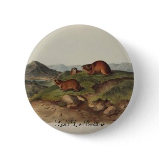 Audubon - Tawny Lemming & Black's Lemming Promo button