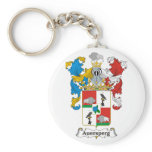 Auersperg 3 Family Hungarian Coat of Arms Key Chain
