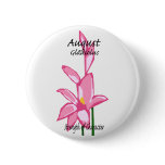 aug, gladiolus, strength, of, character, button