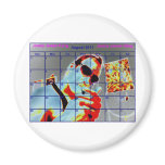 aug JIMMY JAMES KiiNG Fridge Magnet