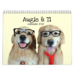 Augie & Ti Golden Retriever Calendar 2012