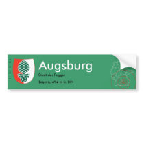 Augsburg 2 bumper stickers
