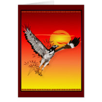 Augur meeting the morning sun Card