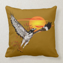 Augur meeting the morning sun pillow