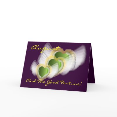 August And The Good Fortune-Customize Greeting Card by wholeheartedly