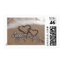 August Beach Destination Wedding - Customized postage