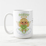 August Birthstone Angel Blonde Mug