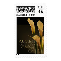 August Calla Lily Wedding Flowers Postage