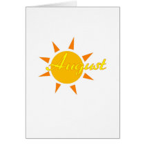 August Greeting Cards