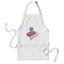 August Due Date Stamp Apron by maternitytshirts August Due Date Stamp Apron