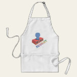 August Due Date Stamp Apron