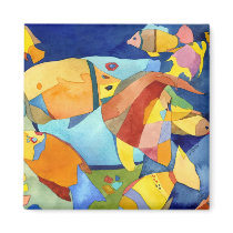 August Fish Magnet magnets
