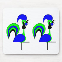 August Green dancing Gass-Ballet mousepads