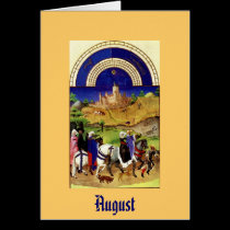 August - Les Tres Riches Heures du Duc de Berry cards