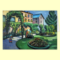 August Macke - A Garden cards