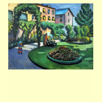 August Macke - A Garden t-shirts