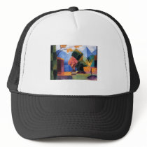 August Macke - Garden at Thuner Lake 1913 oil Trucker Hats